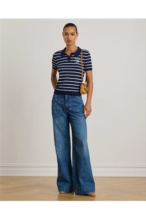 Short Sleeve-Pullover-Matte Rayon Pl Ctn LAUREN RALPH LAUREN | Polo | 200P03506002